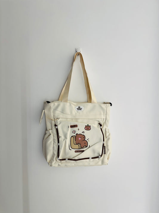 IMPORTED TOTEBAG 4c6-d10